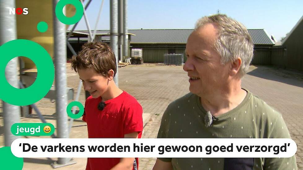 De vader van Twan heeft een megastal met 15.000 varkens