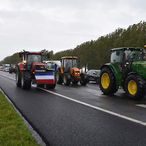 Op de A32 richting Meppel.