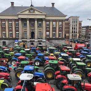 Op de Grote Markt in Groningen