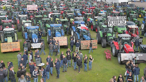 Archieffoto van het boerenprotest op het Malieveld op 1 oktober 2019.