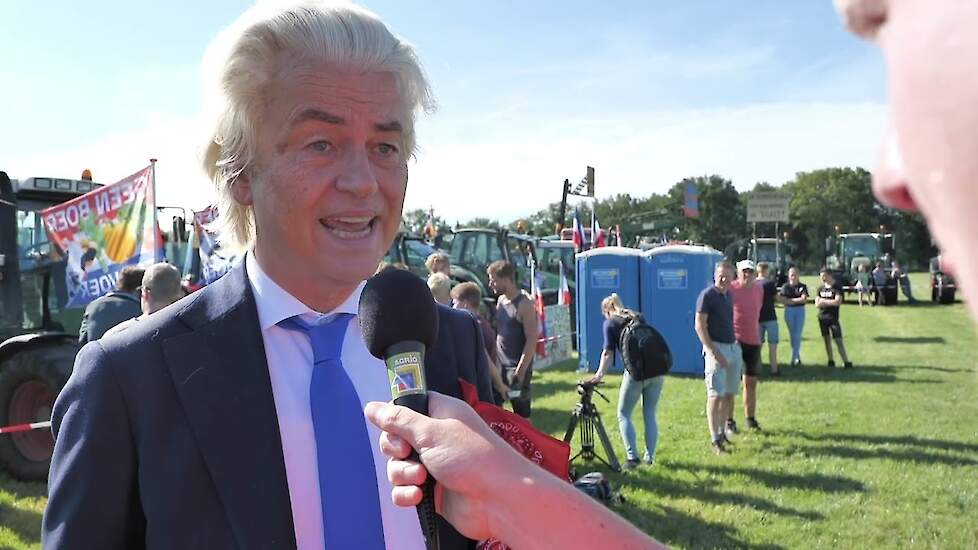 Geert Wilders over de 'stikstofcrisis' boerenprotest in Stroe 22 juni 2022