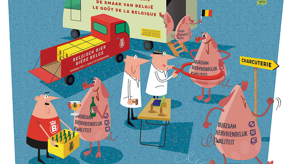 Belgisch varkensvlees zou dezelfde internationale reputatie moeten genieten als het Belgisch bier.
