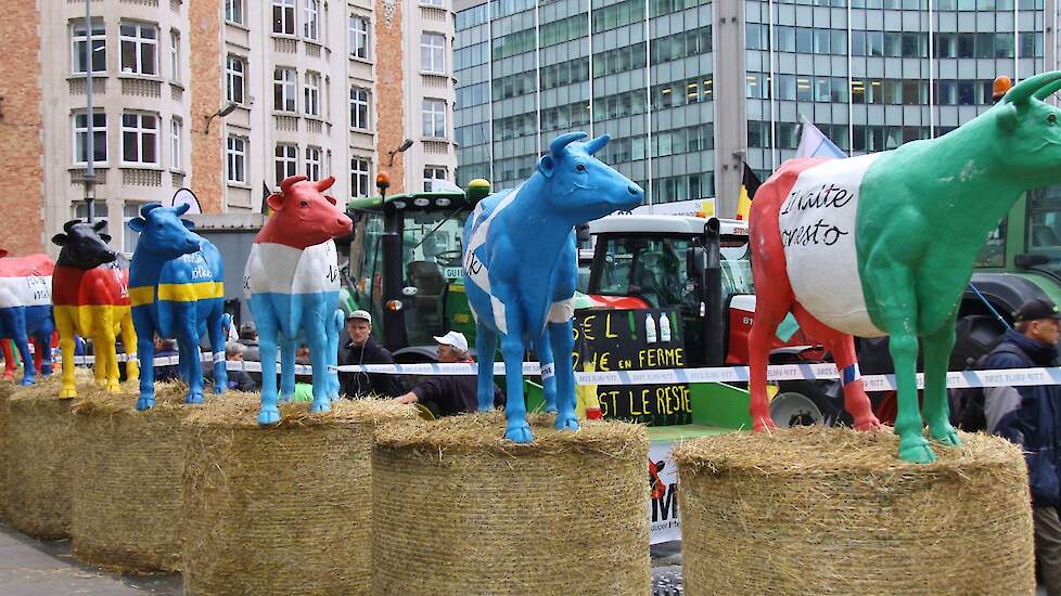 Archieffoto van een eerder protest in Brussel.