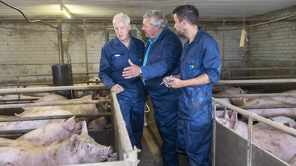 Voorafgaand aan een Bedrijfs-scan wordt eerst contact opgenomen met de eigen praktiserend dierenarts van het bedrijf. Daarbij wordt overlegd of er misschien specifieke veterinaire zaken spelen op het bedrijf. In dit geval maken Ken, Godfried en varkenshou