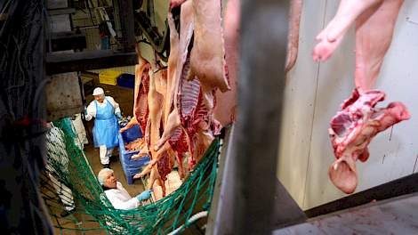 Na het verwerken van de laatste karkassen in de slachterij te Meppel is er in Noord-Nederland geen grote varkensslachterij meer.