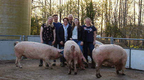 Open dag biologisch varkensbedrijf van familie Selman in Aalten