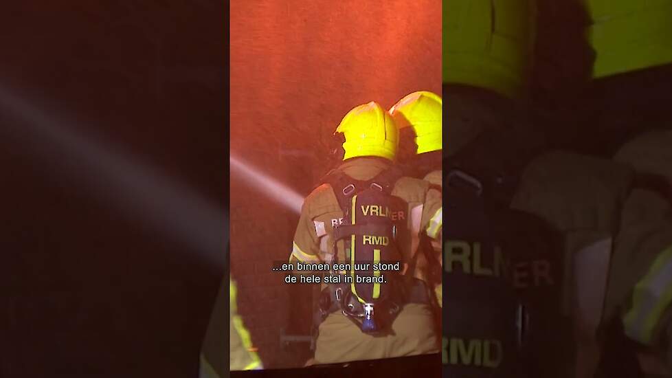Stalbrand in Dieteren.  #L1Nieuws