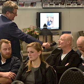 Uiteraard kwam de discussie in de zaal op gang over allerlei varkenszaken naar aanleiding van de stellingen