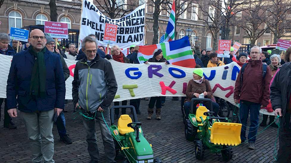 actievoerende boeren uit Groningen