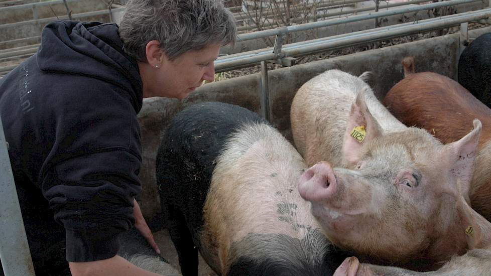 Pig Business gastspreker en varkenshoudster Annemarie Noordman.